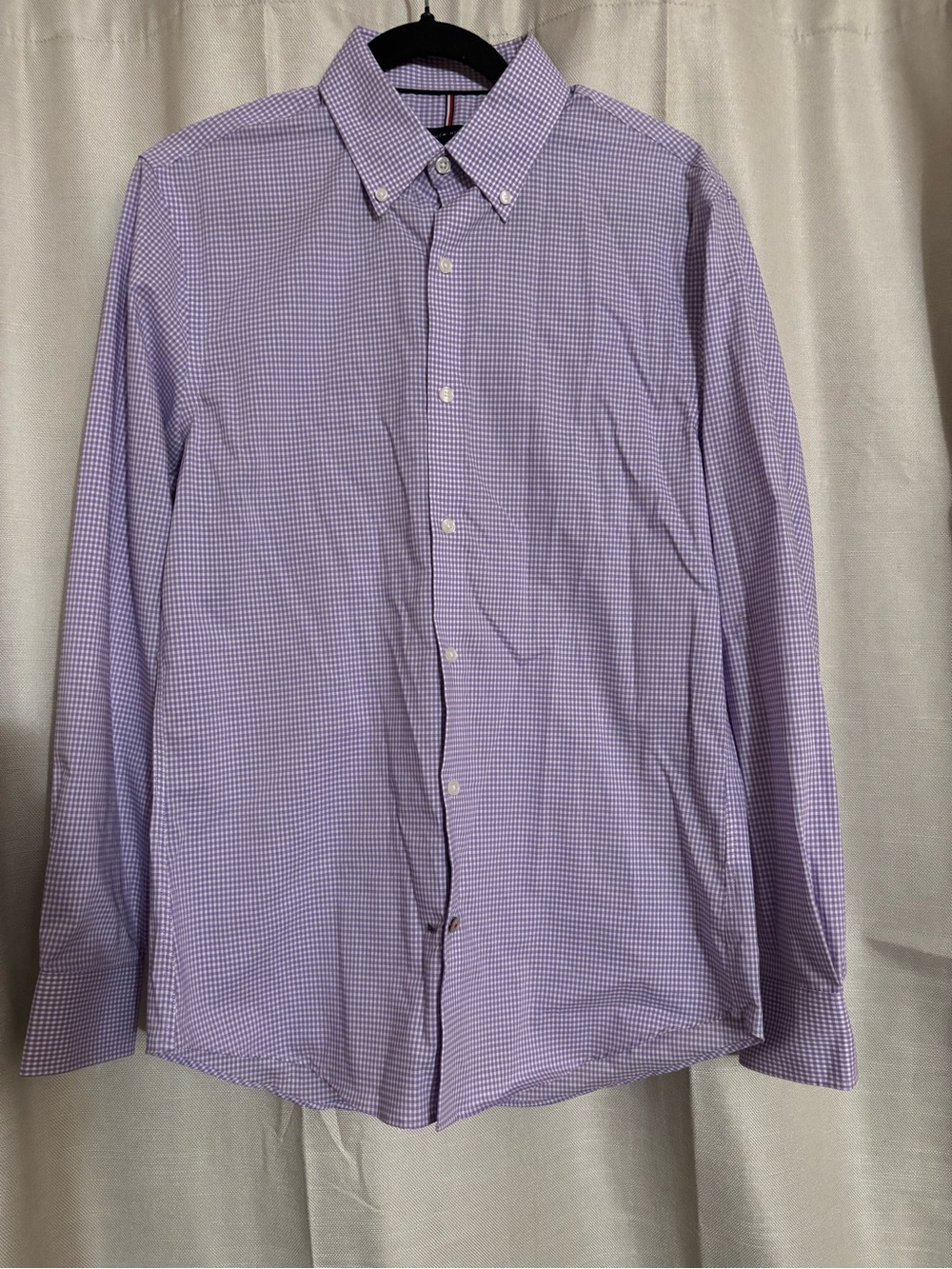 Tommy Hilfiger Lavender Check Dress Shirt